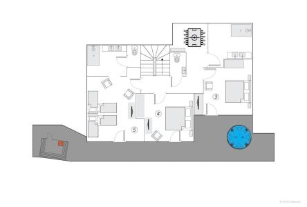 Wynajem na narty Domek górski triplex 6 pokojowy  dla 12 osób - Chalet Hartza - Le Grand Bornand - Plan