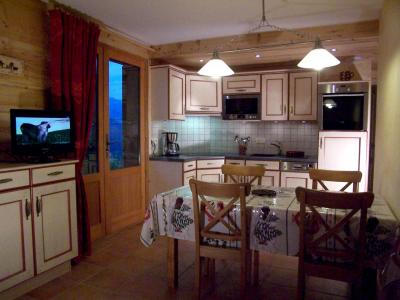 Skiverleih 3-Zimmer-Holzhütte für 5 Personen (2) - Chalet la Buissière - Le Grand Bornand - Wohnzimmer