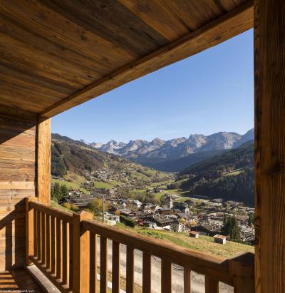 Rent in ski resort 7 room triplex chalet 10 people - Chalet la Ferme de Juliette - Le Grand Bornand - Balcony