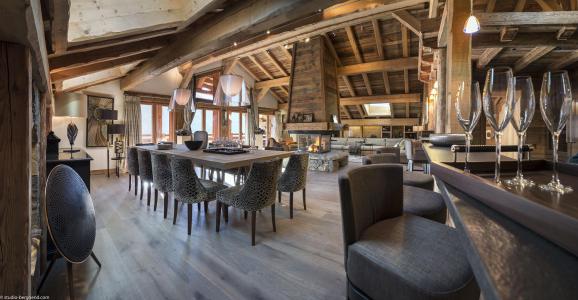 Rent in ski resort 7 room triplex chalet 10 people - Chalet la Ferme de Juliette - Le Grand Bornand - Dining area