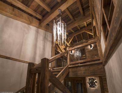 Rent in ski resort 7 room triplex chalet 10 people - Chalet la Ferme de Juliette - Le Grand Bornand - Stairs