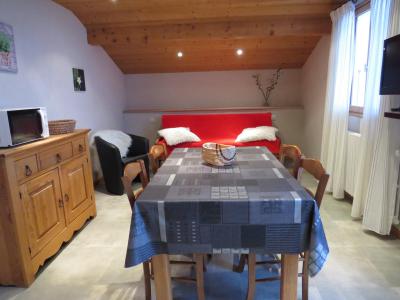 Rent in ski resort 2 room apartment 4 people (02) - Chalet la Place - Le Grand Bornand - Living room