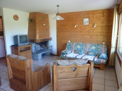 Skiverleih 3-Zimmer-Appartment für 4 Personen (304) - Chalet le Camy - Le Grand Bornand - Wohnzimmer