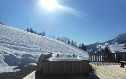 Vacances en montagne Appartement 5 pièces 11 personnes (302) - Chalet le Solaret - Le Grand Bornand - Extérieur hiver