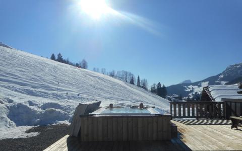 Alquiler al esquí Apartamento 5 piezas para 11 personas (302) - Chalet le Solaret - Le Grand Bornand - Balcón