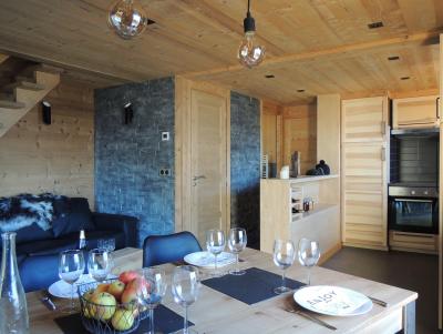 Rent in ski resort Chalet Socali - Le Grand Bornand - Living room