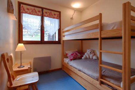 Rent in ski resort 3 room apartment cabin 6 people (2L) - La Résidence Bellachat - Le Grand Bornand - Bunk beds
