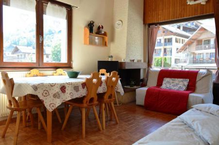 Skiverleih Wohnung 3 Mezzanine Zimmer 5 Leute (136) - La Résidence la Forclaz - Le Grand Bornand - Wohnzimmer