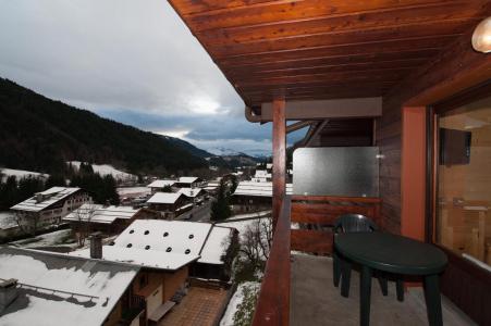 Skiverleih 2-Zimmer-Holzhütte für 6 Personen (28) - La Résidence le Charvet - Le Grand Bornand - Balkon