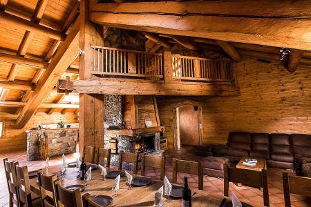 Ski verhuur Le Snowbaur - Le Grand Bornand - Woonkamer