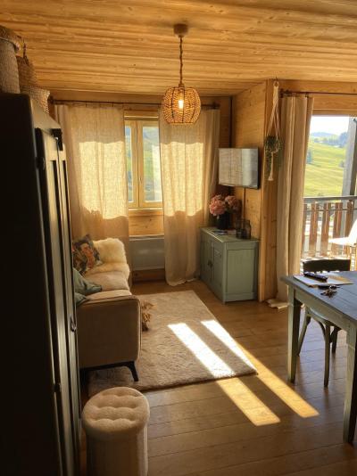 Rent in ski resort Studio sleeping corner 2 people - Les Chalets de Lessy - Le Grand Bornand - Apartment