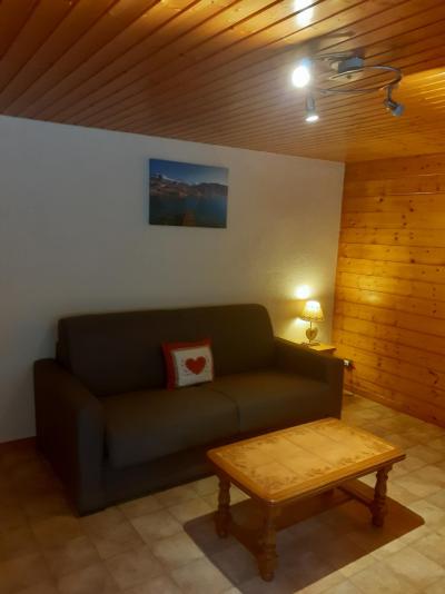 Rent in ski resort Maison de l'Envers - Le Grand Bornand - Living room