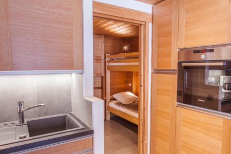 Skiverleih Studio Schlafnische 4 Personen (001) - Résidence Beauregard - Le Grand Bornand - Kochnische