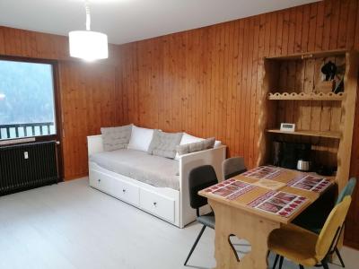 Location au ski Studio 4 personnes (160-21) - Résidence Bel Alp 1 - Le Grand Bornand - Séjour