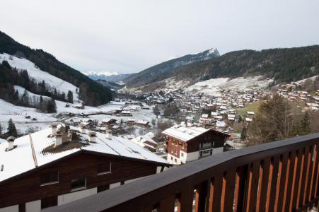 Ski verhuur Appartement 3 kamers 6 personen (2-3U) - Résidence Belvédère - Le Grand Bornand - Balkon