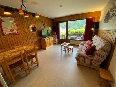 Rent in ski resort Studio 4 people (230) - Résidence Bourdaine - Le Grand Bornand - Living room