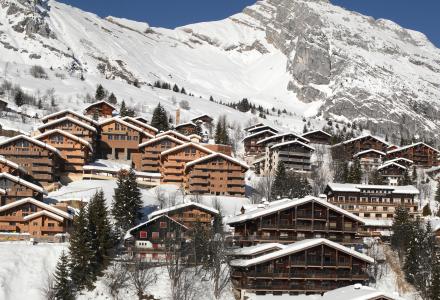 Rent in ski resort Résidence CGH Le Village de Lessy - Le Grand Bornand - Winter outside