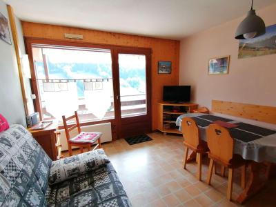 Ski verhuur Studio bergnis 4 personen (280-12) - Résidence Champel A - Le Grand Bornand - Woonkamer