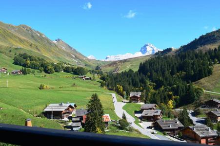 Ski verhuur Appartement 3 kamers mezzanine 6 personen (2C) - Résidence Chanteneige - Le Grand Bornand - Balkon