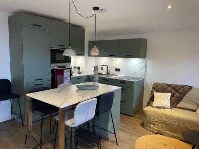 Rent in ski resort 2 room apartment 3 people - Résidence Chardons Bleus - Le Grand Bornand - Kitchen