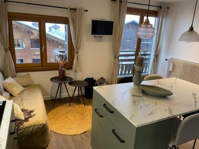 Rent in ski resort 2 room apartment 3 people - Résidence Chardons Bleus - Le Grand Bornand - Living room