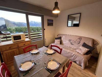 Skiverleih Studio Schlafnische 4 Personen (10) - Résidence des Cascades - Le Grand Bornand - Wohnzimmer