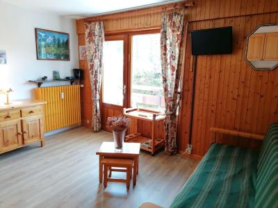 Rent in ski resort Studio 4 people (1B) - Résidence Edelweiss - Le Grand Bornand - Living room