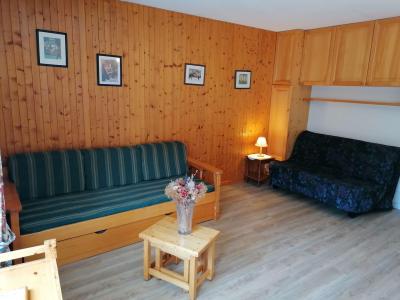 Rent in ski resort Studio 4 people (1B) - Résidence Edelweiss - Le Grand Bornand - Living room