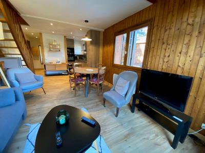Rent in ski resort 2 room mezzanine apartment 6 people (1E) - Résidence l'Erable - Le Grand Bornand - Living room