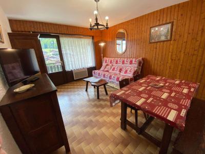 Ski verhuur Studio bergnis 4 personen (A-1K) - Résidence l'Orée des Pistes - Le Grand Bornand - Woonkamer