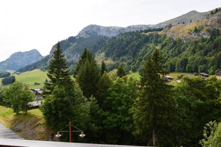 Skiverleih Studio Schlafnische 4 Personen (A-1K) - Résidence l'Orée des Pistes - Le Grand Bornand - Balkon