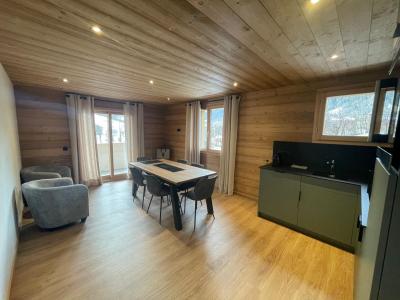 Ski verhuur Appartement 3 kamers 5 personen (103) - Résidence la Duche - Le Grand Bornand - Woonkamer