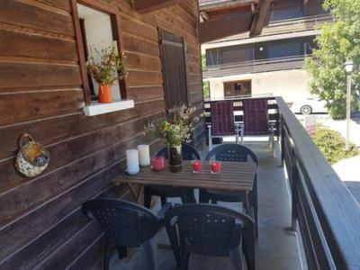 Rent in ski resort 3 room apartment 6 people (ZUIDERENT - BLOM) - Résidence la Piste Rouge A - Le Grand Bornand - Balcony