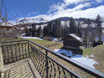 Alquiler al esquí Apartamento 2 piezas para 3 personas (0841) - Résidence la Touvière - Le Grand Bornand - Balcón