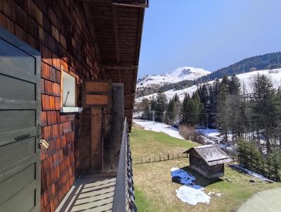 Alquiler al esquí Apartamento 2 piezas para 5 personas (0847) - Résidence la Touvière - Le Grand Bornand - Balcón