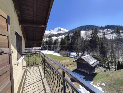 Ski verhuur Appartement 3 kamers 5 personen (0842) - Résidence la Touvière - Le Grand Bornand - Balkon