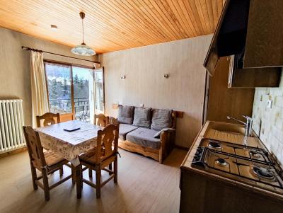 Ski verhuur Appartement 3 kamers 5 personen (0842) - Résidence la Touvière - Le Grand Bornand - Woonkamer