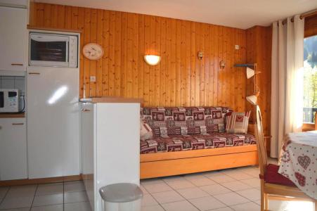 Skiverleih 2-Zimmer-Appartment für 4 Personen (SSE) - Résidence la Vardase - Le Grand Bornand - Wohnzimmer