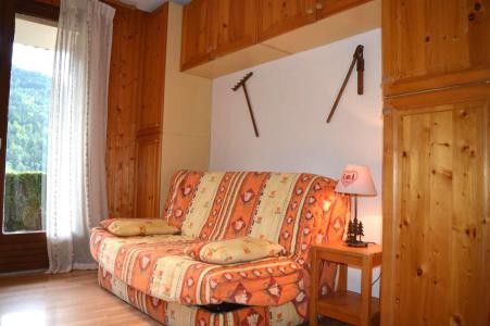 Rent in ski resort Studio sleeping corner 4 people (001) - Résidence le Carlina - Le Grand Bornand - Sofa bed