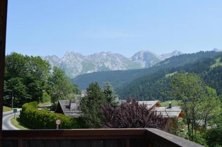 Rent in ski resort 3 room apartment 6 people (1G) - Résidence le Cristal - Le Grand Bornand - Balcony