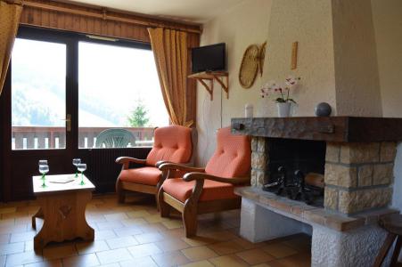 Rent in ski resort 3 room apartment 6 people (1G) - Résidence le Cristal - Le Grand Bornand - Living room