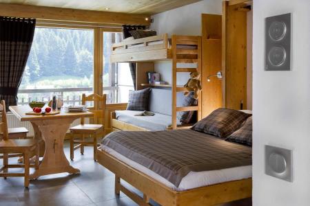 Skiverleih Studio für 4 Personen (006) - Résidence le Danay - Le Grand Bornand - Wohnzimmer