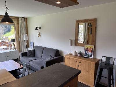 Skiverleih 3-Zimmer-Appartment für 5 Personen - Résidence le Paccaly - Le Grand Bornand - Wohnzimmer