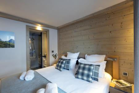 Rent in ski resort 3 room apartment 6 people (Grand Confort) - Résidence le Roc des Tours - Le Grand Bornand - Master bedroom