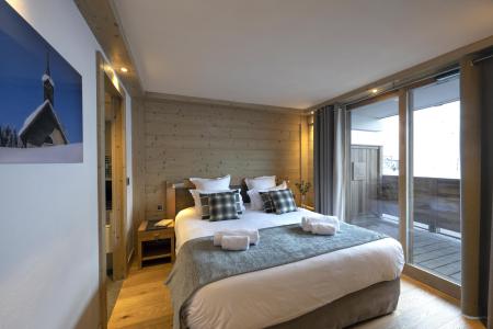 Rent in ski resort 3 room apartment 6 people (Grand Confort) - Résidence le Roc des Tours - Le Grand Bornand - Master bedroom
