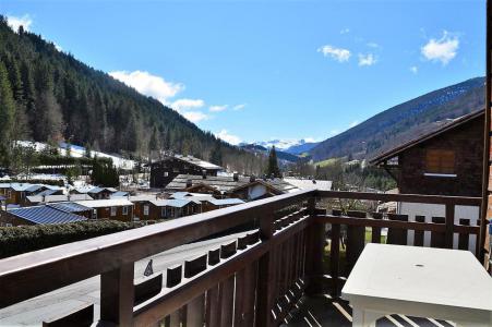 Skiverleih 2-Zimmer-Holzhütte für 4 Personen (A1) - Résidence le Sherpa - Le Grand Bornand - Balkon