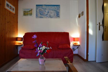 Rent in ski resort Studio cabin 4 people (D0) - Résidence le Sherpa - Le Grand Bornand - Living room