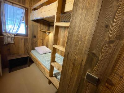 Rent in ski resort Studio cabin mezzanine 5 people (D2) - Résidence le Sherpa - Le Grand Bornand - Bunk beds