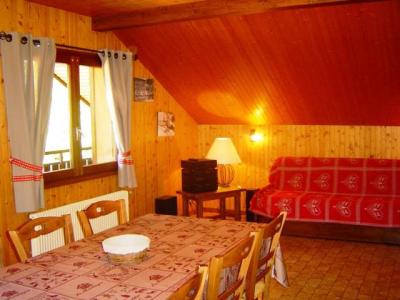 Ski verhuur Appartement 3 kabine kamers 6 personen (001) - Résidence le Vieux Noyer - Le Grand Bornand - Woonkamer