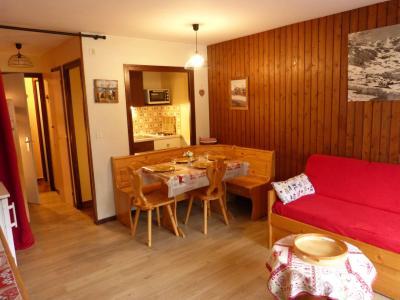 Ski verhuur Studio bergnis 4 personen (0S) - Résidence les Arces - Le Grand Bornand - Woonkamer